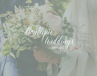 Boutique Weddings by VERY COOL - Brand Identity Design