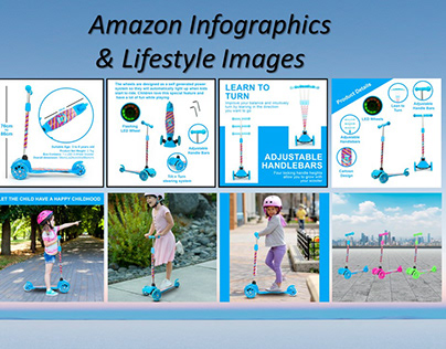 Amazon Product Infographics and Lifestyle Images
