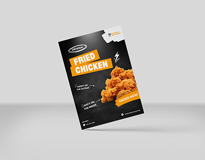 Fried Chicken Flyer Design