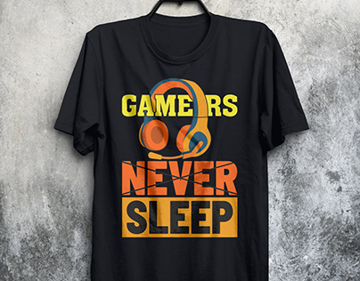 Project thumbnail - Gaming T-shirt Design