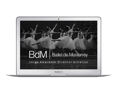Ballet de Monterrey Website Design