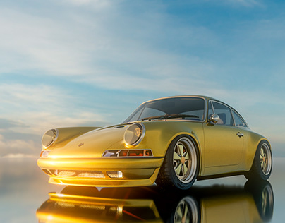 Porsche 911 Singer ( Full CGI project)