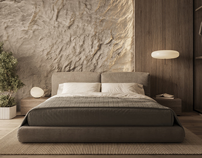 beige bedroom design
