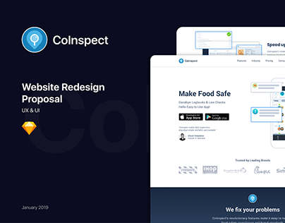 CoInspect Website UX and UI Redesign