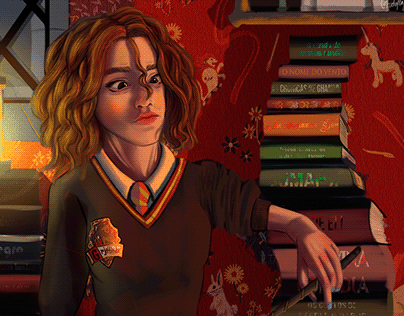 Hermione, books and potions!