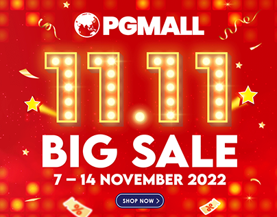 11.11 Big Sale PGMall Landing Page