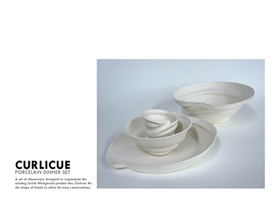 Curlicue - Handmade Porcelain Dinnerware
