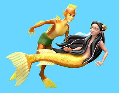 Sirena and Syokoy (Filipino Mermaid and Merman)