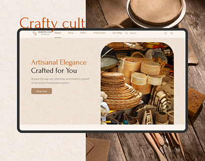 Crafty cult- Responsive E-commerce Web Design