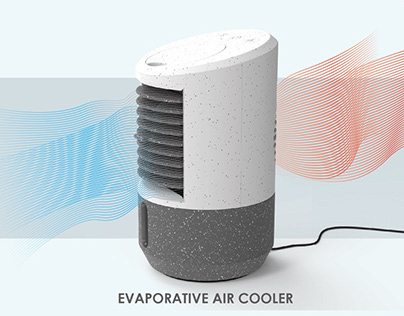 FRÉSKO evaporative air cooler - Thesis project