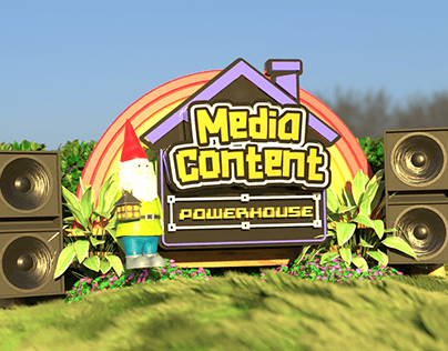 Media Content Powerhouse (3D Logo Animation)