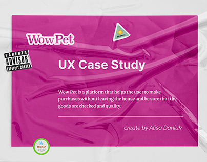 Wow Pet | UX Case study