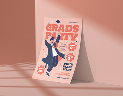 The Graduation Party Flyer Set