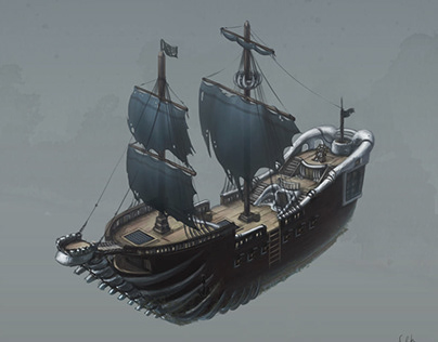 Pirate ship and character concept