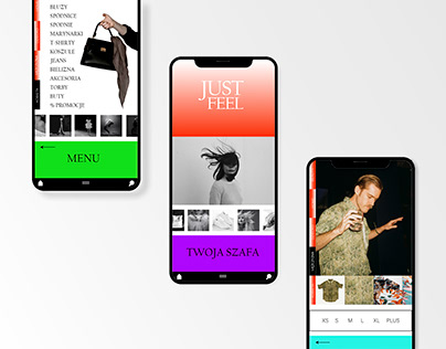 App layout design/online fashion store