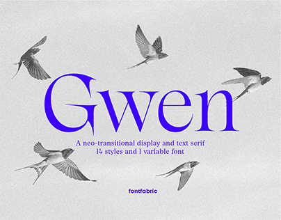 Project thumbnail - Gwen Font Family