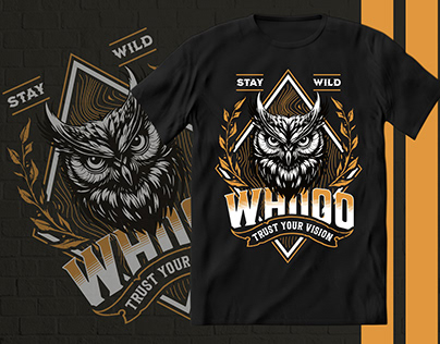 Owl T-shirt Design