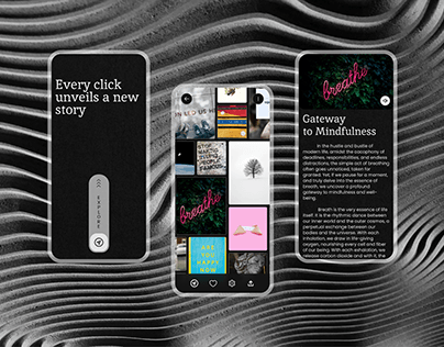 Explore stories | Mobile app design