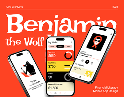 Project thumbnail - Benjamin the Wolf | Financial Literacy Mobile App