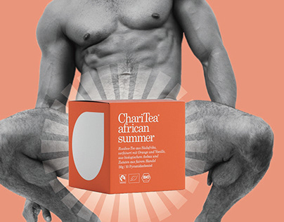 An ad campaign for ChariTea