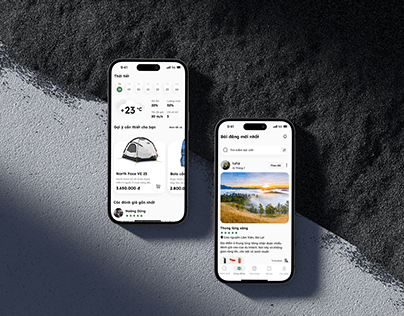 Project thumbnail - Camps | UX UI | Mobile App | Directions with AR