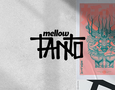 Mellow Tanto apparel/arts brand visual identity