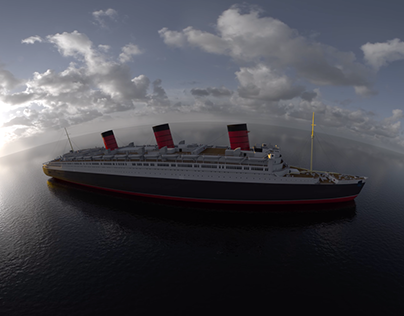 180 3D animation for Queen Mary Museum.