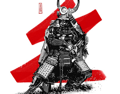 Samurai - digital sketches