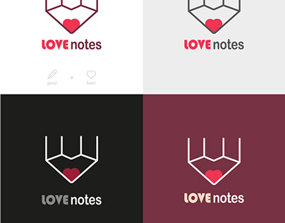 Love notes contest logo