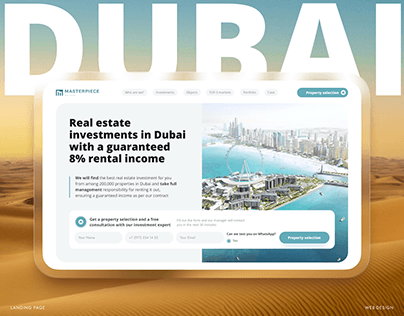 Landing Page | Real estate agency in Dubai