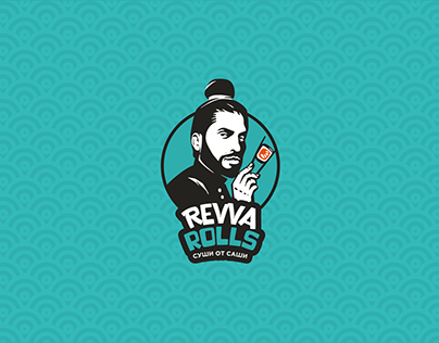 Revva Rolls: branding&other for sushi bar
