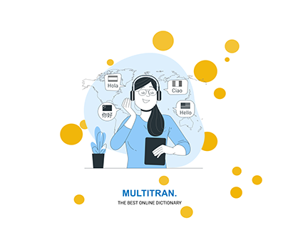 Multitran. Online dictionary site Redesign