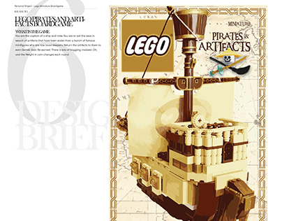 Lego Pirates and Artifacts Boardgame