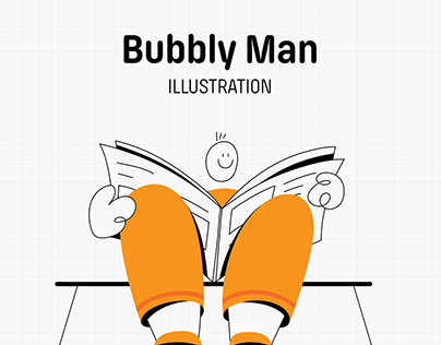 Character Illustration - Bubbly Man