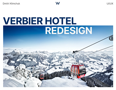 Website Verbier Hotel Redesign