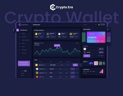CryptoEra - Desktop & Mobile App Crypto Wallet