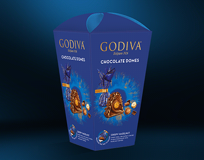 Godiva Chocolate Domes Packaging Design