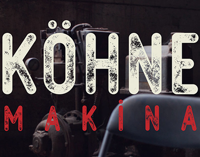Free Kohne Makina Textured Font