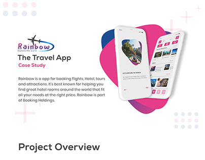 Rainbow - Travel App UX & UI Case Study