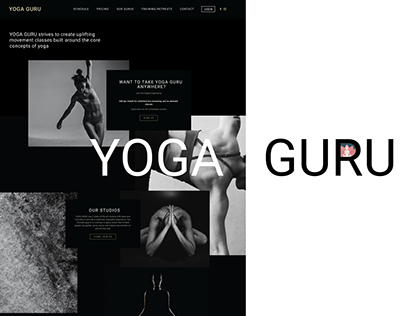 Yoga Guru Website UI UX Design