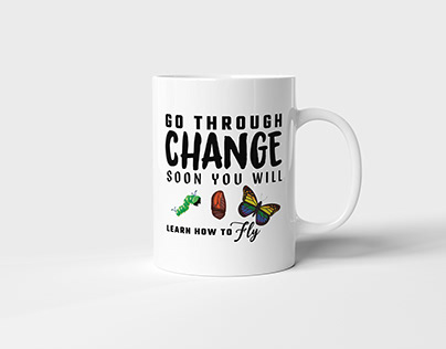 Inspirational Quote Mug Design