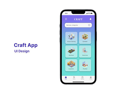 Craft App UI Design