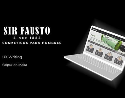UX Writing Sir Fausto