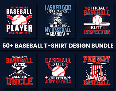 Best Selling Baseball T-shirt Design Bundle