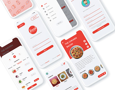 Food Order App Design Concept | UI & UX