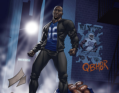 Indianapolis Colts Robert Mathis Illustration