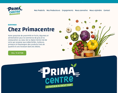 Primacentre - Webdesign