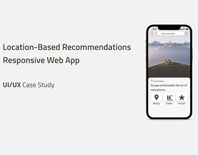 Location-Based Recommendations Responsive Web App