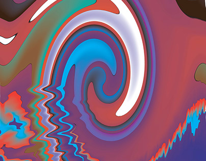 Trippy poster 11 "Ripples Going Down"