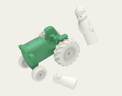 Tractor & farm toy